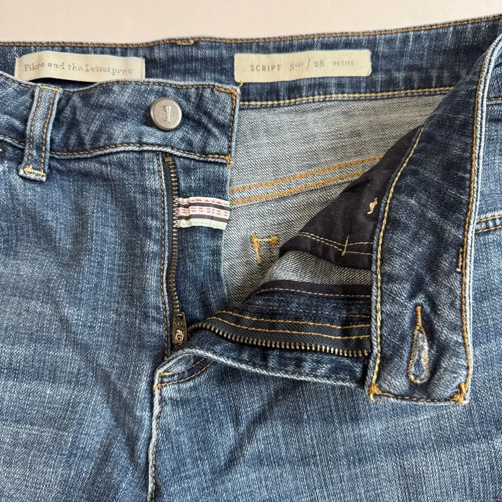 Anthropologie Denim Jean Shorts in Medium Blue - Picture 4 of 14